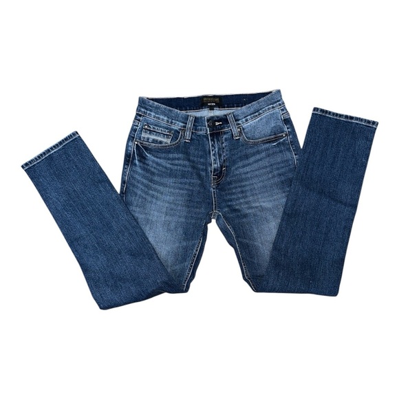 Brother Slim Blue Jeans with Distressed Look - Picture 3 of 5